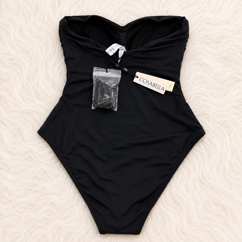 COSABELLA Vita Mar Shaping Bandeau One Piece Swimsuit Black / Size XS - NWT - Picture 8 of 12